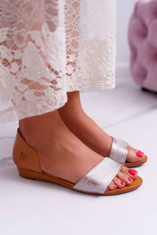 Kožené sandále Maciejka 1971-45 hrubé