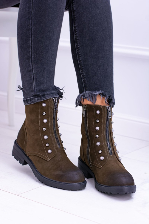 dámské boty Trapers Khaki Dowito