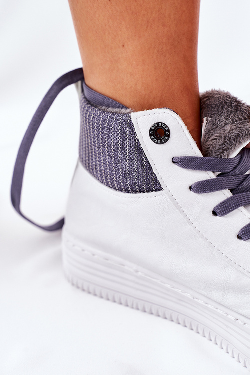 Vysoko izolovaná veľká hviezda II274144 tenisky Biało-Szare