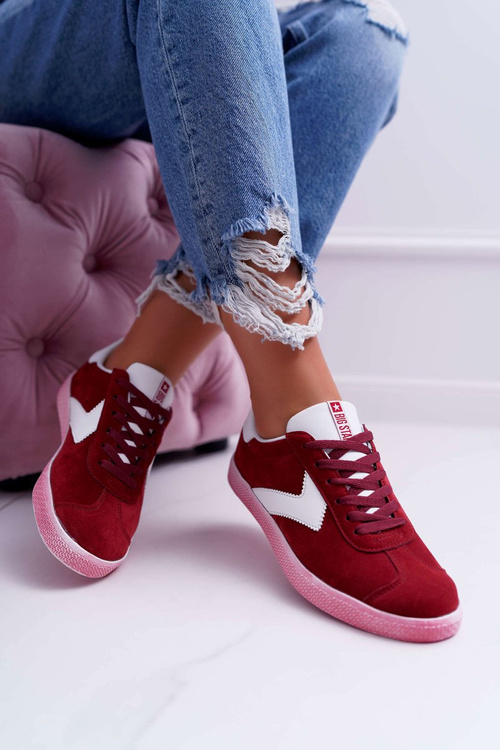 Dámská Sportovní Obuv Big Star Červené DD274298