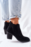 Dámske klasické topánky Black Flashbrook Suede topánky