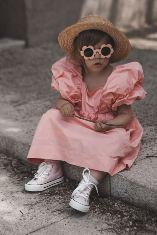 Dětské Vysoké Tenisky Růžové Filemon