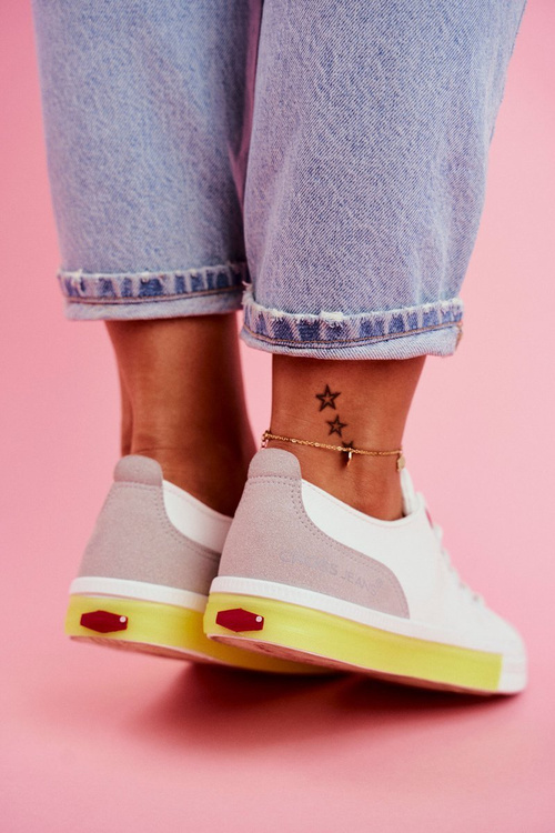 Dámské Tenisky Cross Jeans Bílé Žluté FF2R4042C