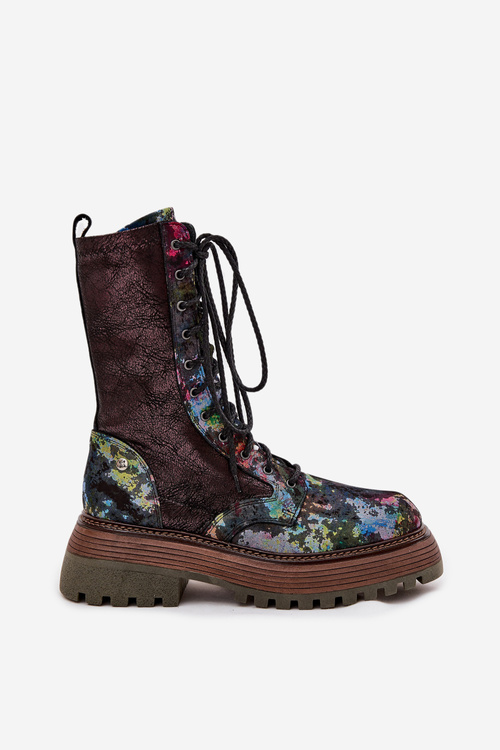 Dámske Kožené Workery Maciejka 06203-39 Multikolor