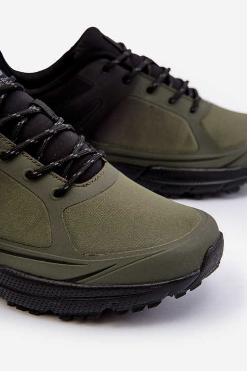 Mužská športová turistická obuv v khaki Menesio