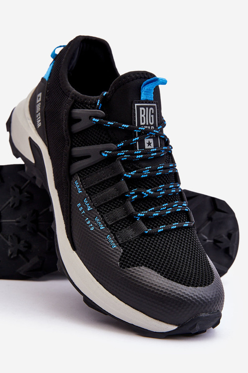 Pánská sportovní obuv Memory Foam System Big Star LL174130 Černe