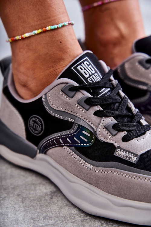 Dámske športové tenisky Big Star KK274100 Čierna a šedá