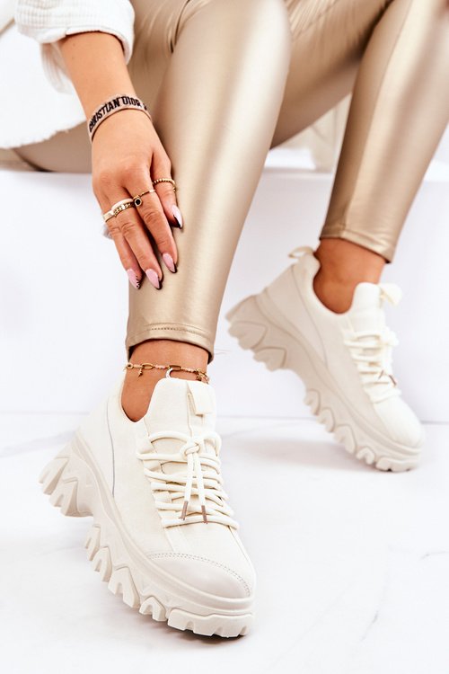 Dámská Sportovní Obuv Sneakersy světle béžove Miles