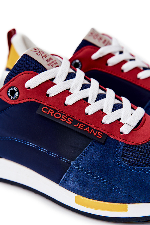 Pánské sportovní boty Cross Jeans JJ1R4008C Navy Blue