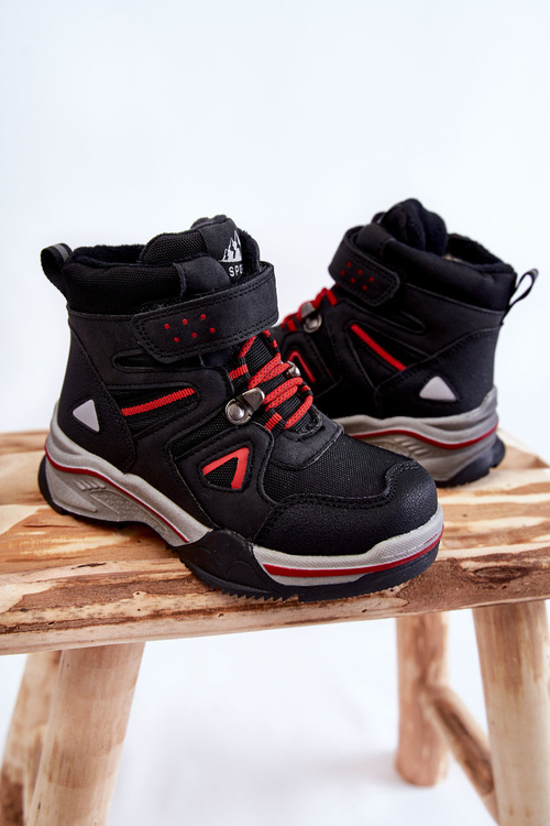 Dětské botičky Trappers vyhřívané vlnou Černe Marco