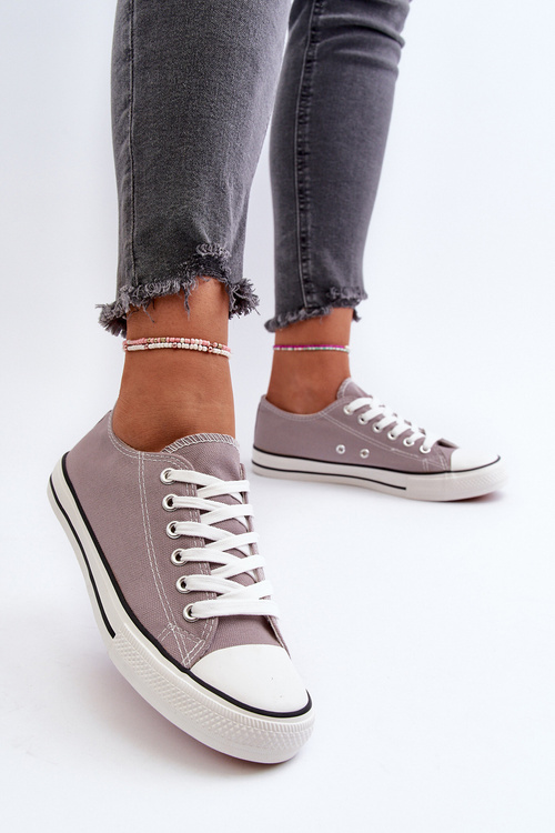 Dámské klasické nízké šedé tenisky Caelira