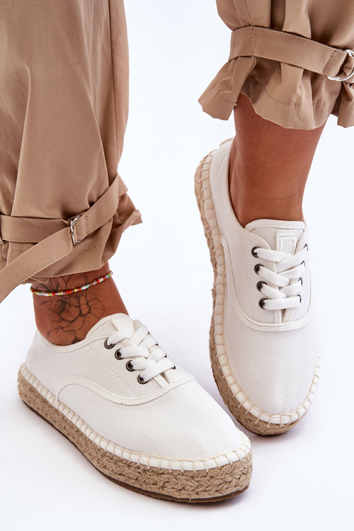 Veľká hviezda LL274833 Espadrilles Laced Sneakers