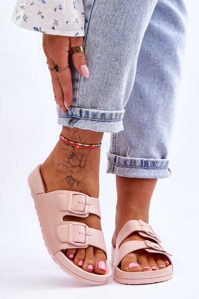 Dámske papuče Vertigo Pink Platform Plippers