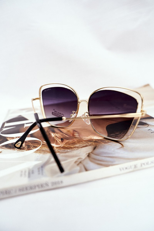 Sluneční Brýle Prius PRE-31 Zlaté Černá Přechod