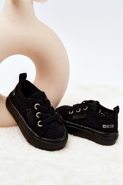 Prolamované Tenisky Big Star JJ374019 Černé