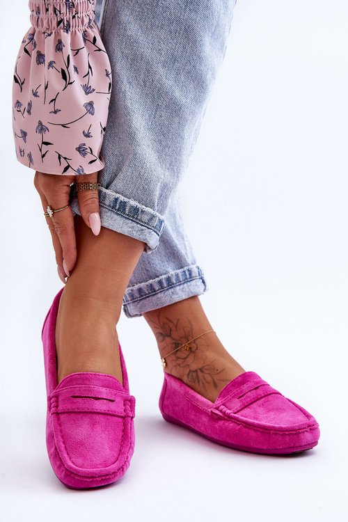 Dámske ružové lenvie Moccasins