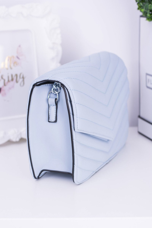 Klasická prešívaná modrá taška