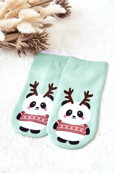 Panda's Foot Socks Green
