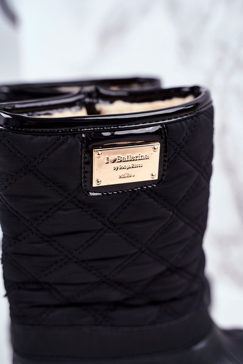 Détské Sněhule Teplé Černé Mussi