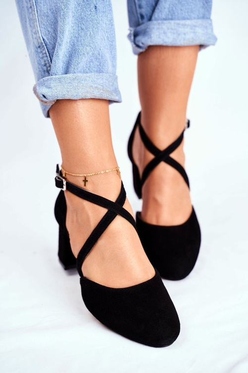 Dámske čerpadlá Maciejka Leather Black 04070-01