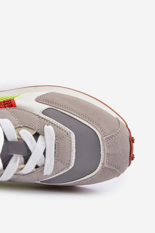 Pánské sportovní tenisky s paměťovou pěnou Memory Foam od Big Star NN174344 šedé