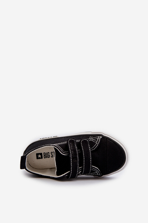 Detské Tenisky Na Zapínanie Big Star LL374015 Čierne