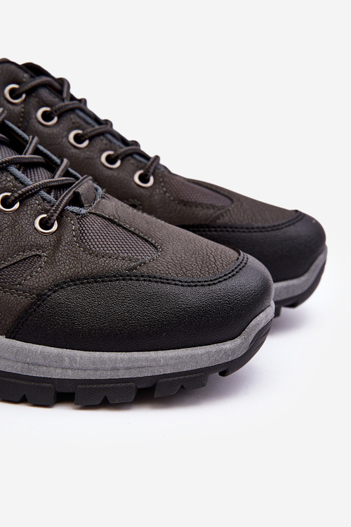 Mužské sportovní trekové boty černé Alveze