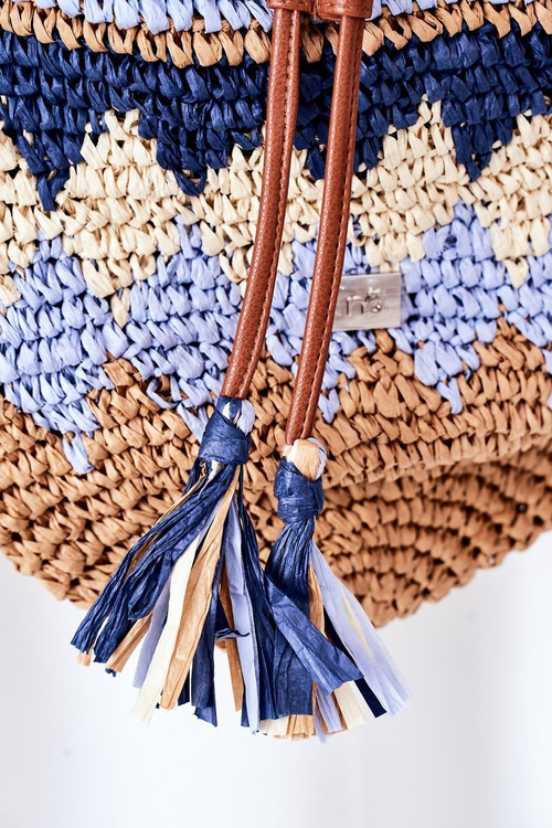 Pletena Kabelka Listonoška NOBO XK0430 Tmavě Modrá