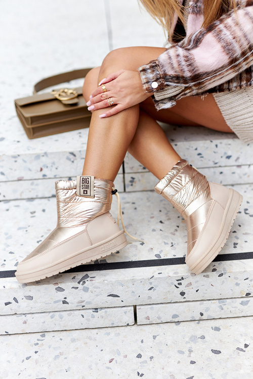Dámske snehové topánky Veľká hviezda II274121 Beige