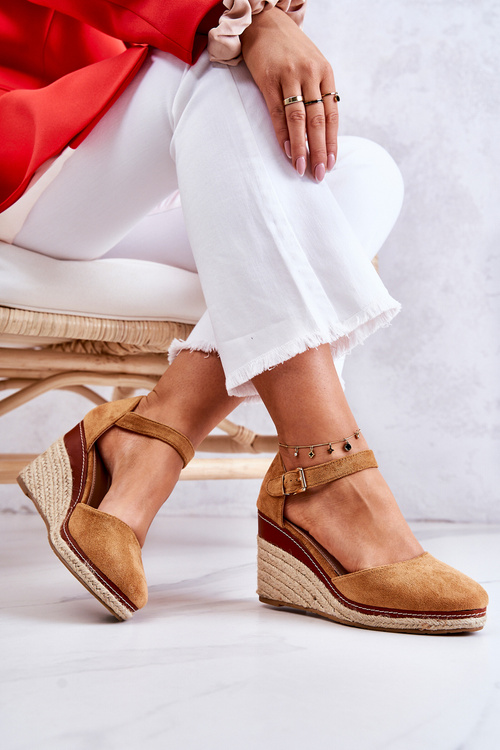 Dámské Espadrilky Na Klínu Hnědé Tamarill