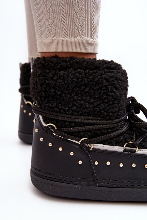 Dámské zateplené zimní sněhule černé Rohes