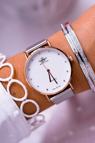 Dámské Hodinky Michael John stříbrné Dimaha