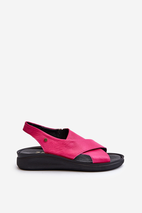 Čierne sandále z kože Morgan