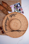 Slaměný Klobouk BRUNO ROSSI Hello Sunshine Camel