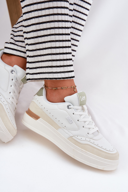 Dámske Tenisky Na Platforme LEE EMMA WOMEN LOW 50251014.04L Béžové