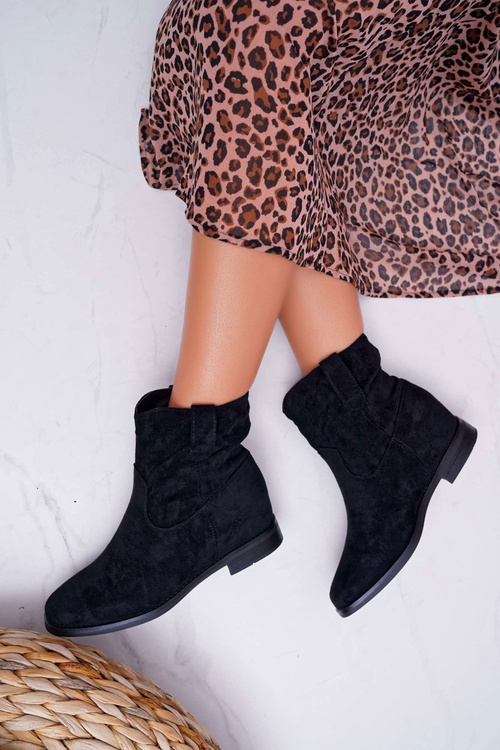 Dámské Kotníkové Boty zateplené Černé Demini