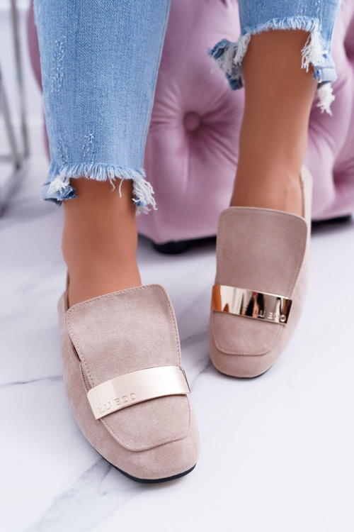 Dámske mokasíny s pekáčkou Zlatý lords béžová lu boo Harlem