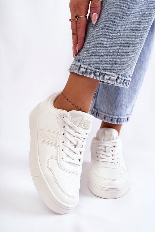 Memory Foam System Big Star nízké sportovní boty KK274259 Bílé