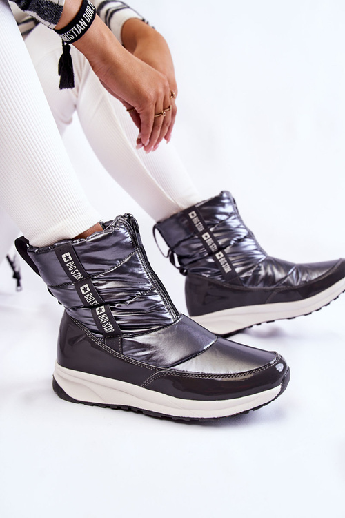 Dámské sněhule Big Star KK274391 Tmavě šedé