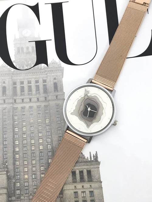 Dámske hodinky Michael John Cratos Pink Gold