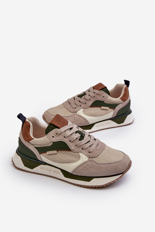 Pánské tenisky s paměťovou pěnou Memory Foam od Big Star NN174349 Beige