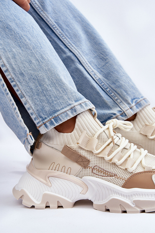 Dámské ponožkové tenisky Béžová Keaton