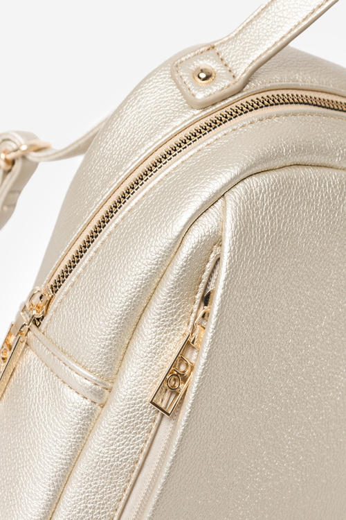 Dámsky Malý Batoh Z Ekokože NOBO BAGP230-K023 Zlatý