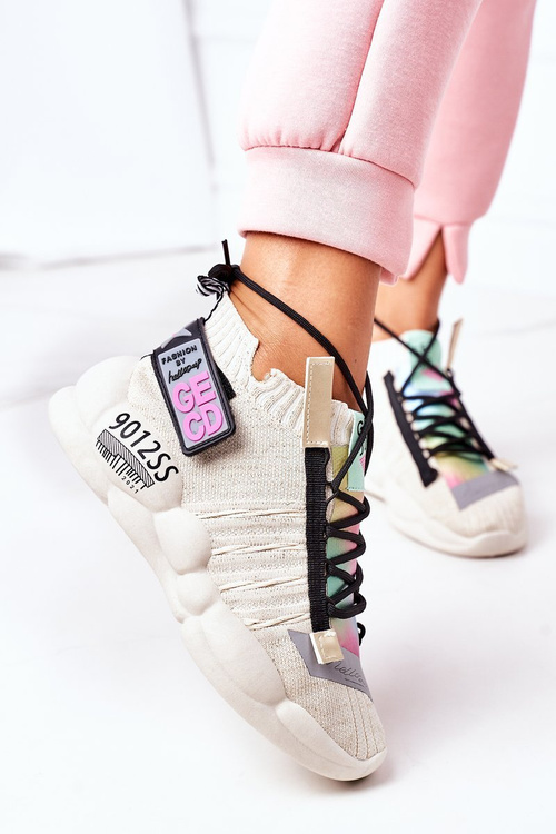 Dámská Sportovní Obuv Sneakers Béžové Bubble Tea