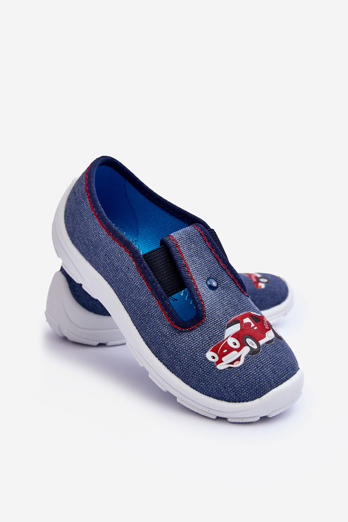 Boty Papcie Befado Vsuvné 975X180 Modré