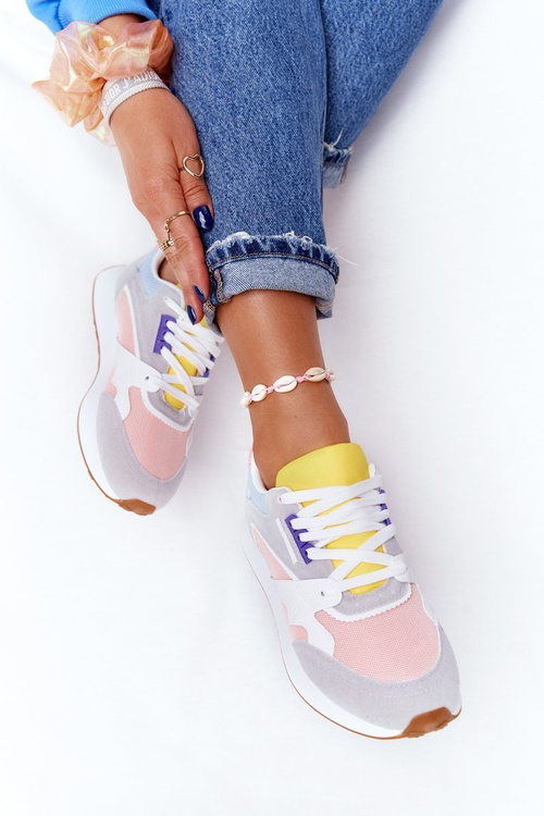 Dámská Sportovní Obuv Sneakersy Růžové-šedé After Hours