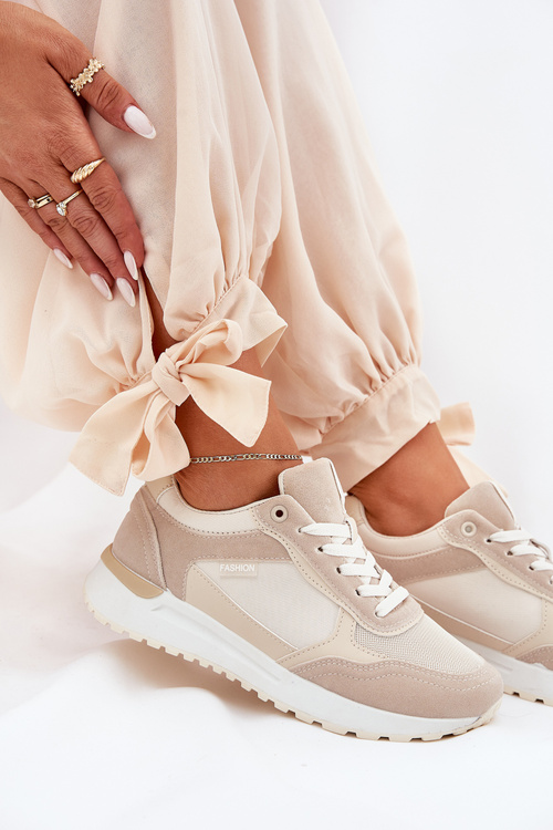 Béžové Dámske Športové Topánky Laaksona