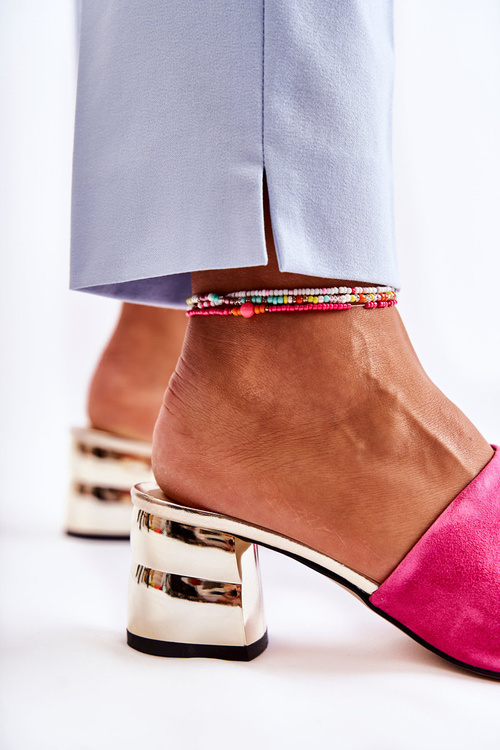 Pink Perry semišové dámske podpätky