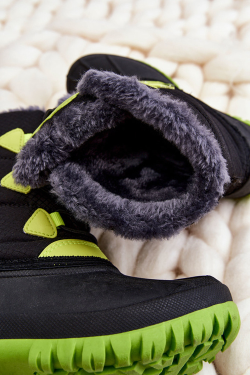 Dětské zimní sněhule Lee Cooper LCJ-21-44-0519 Černé