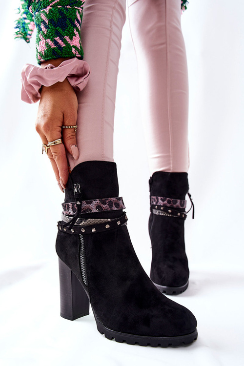 Black Barsice Vysoké topánky na vysokom stanovišti